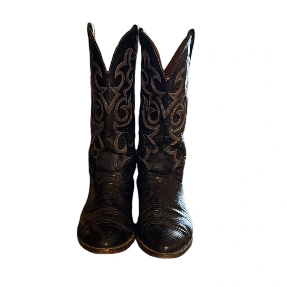 Boots Nocona Exotic Lizard Western Cowboy Boots